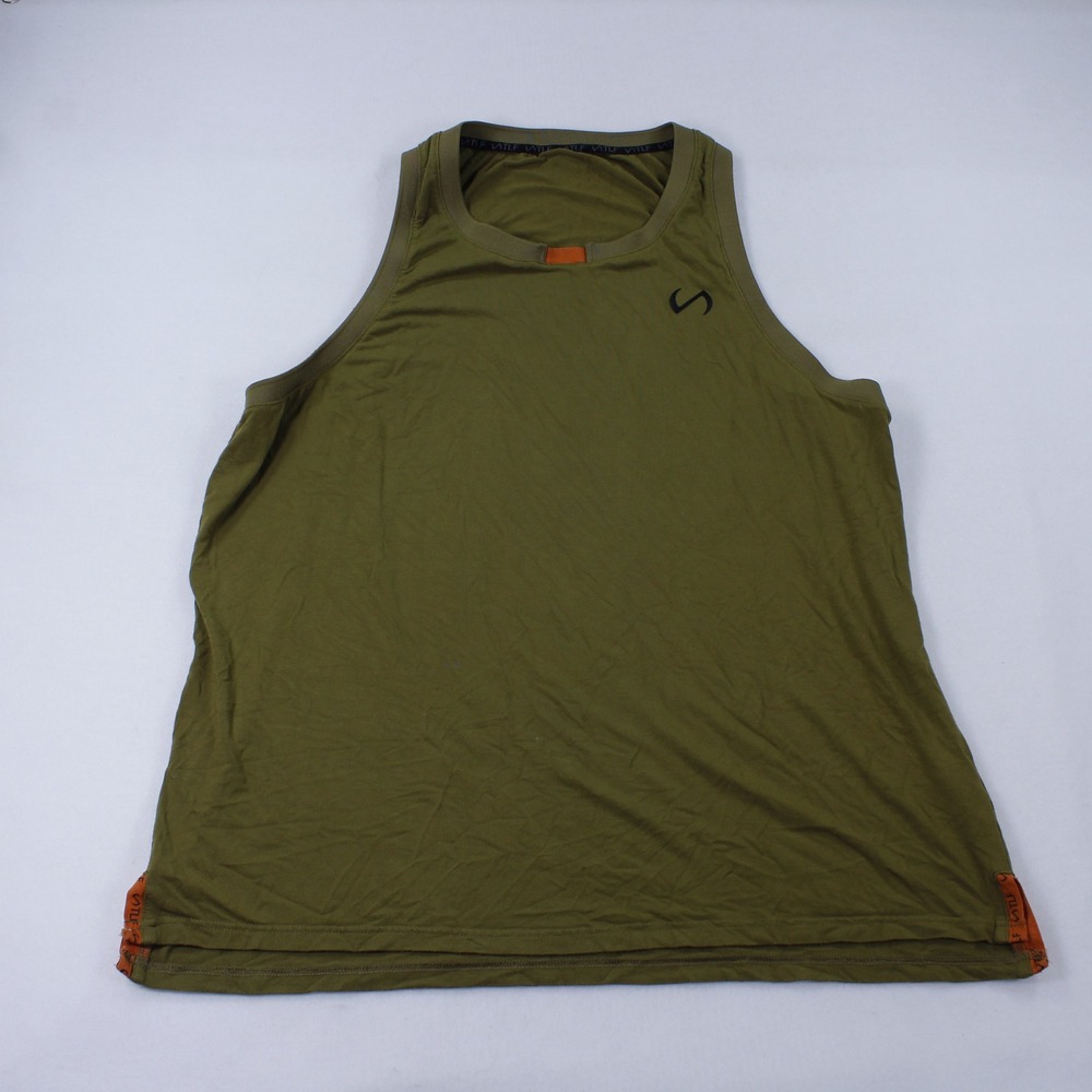 TLF Apparel Men's Size 2XL Olive Green Modal Performance Gym Tank Top Shirt XXL